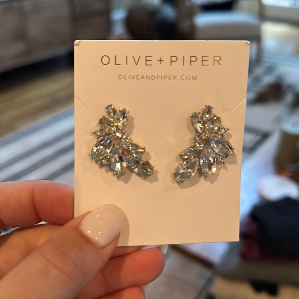 Olive + Piper wedding bridal earrings